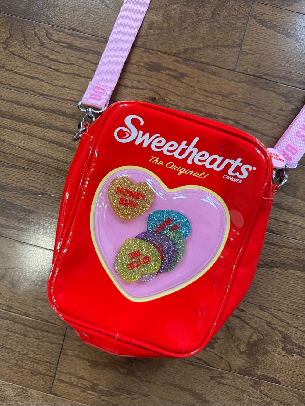 Bath & Body Works Sweethearts Valentine Red Crossbody Bag w/